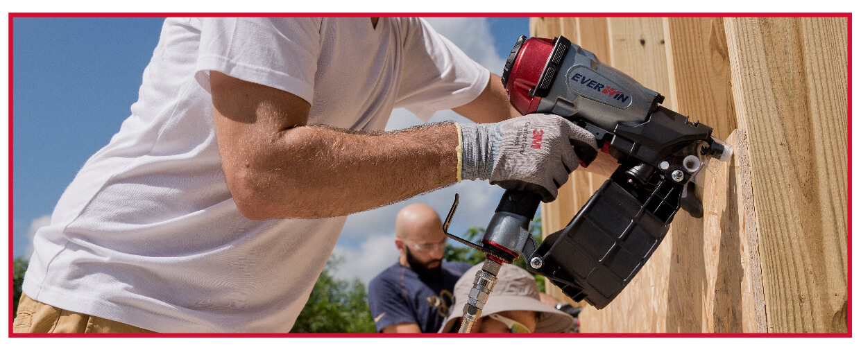 Install softwoods siding with siding nailer