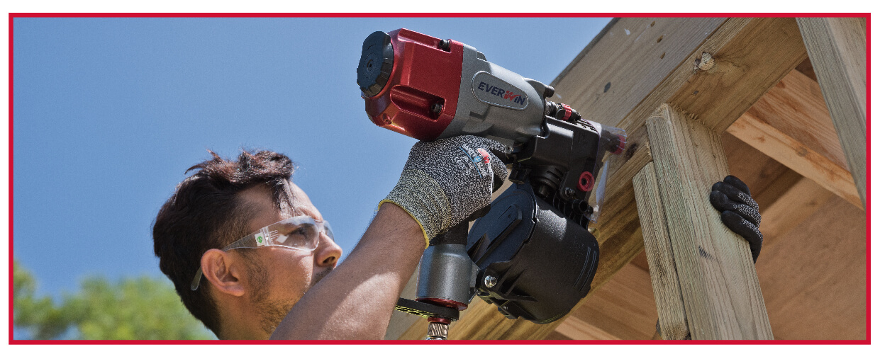 Siding nailer and framing nailer help job productivity