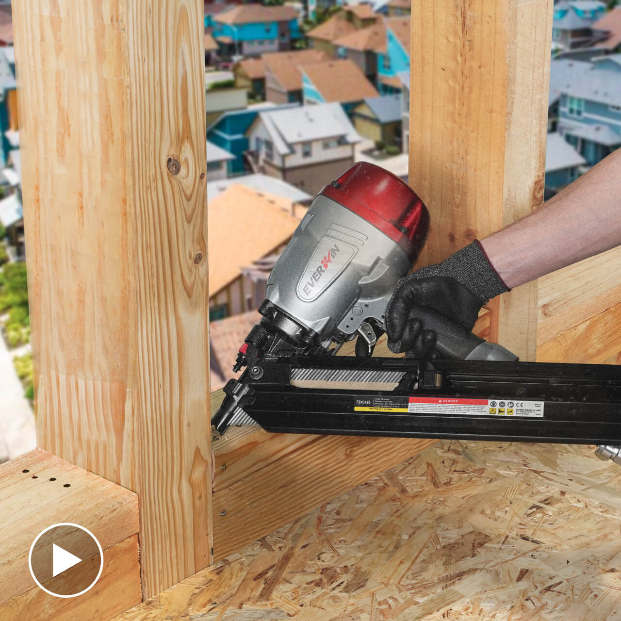 Most Compact Paper Tape Framing Nailer - The PTIA Award-winning