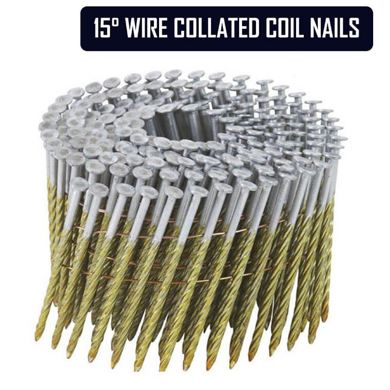 15° wire collated nails